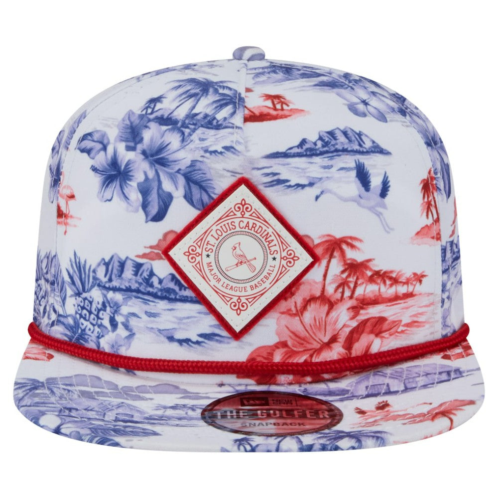 St. Louis Cardinals New Era Printed Island Golfer Snapback Hat | MLB Online