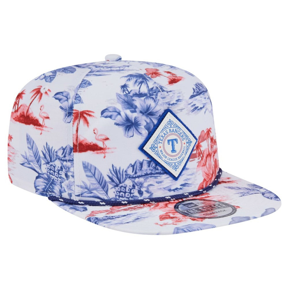 Texas Rangers New Era Printed Island Golfer Snapback Hat | MLB Online