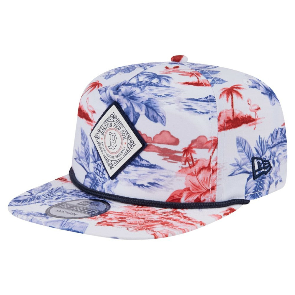 Boston Red Sox New Era Printed Island Golfer Snapback Hat | MLB Near me