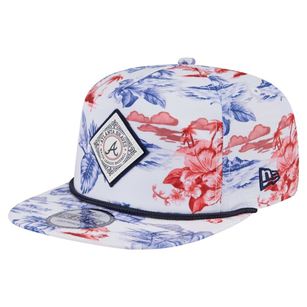 Atlanta Braves New Era Printed Island Golfer Snapback Hat | MLB Shop
