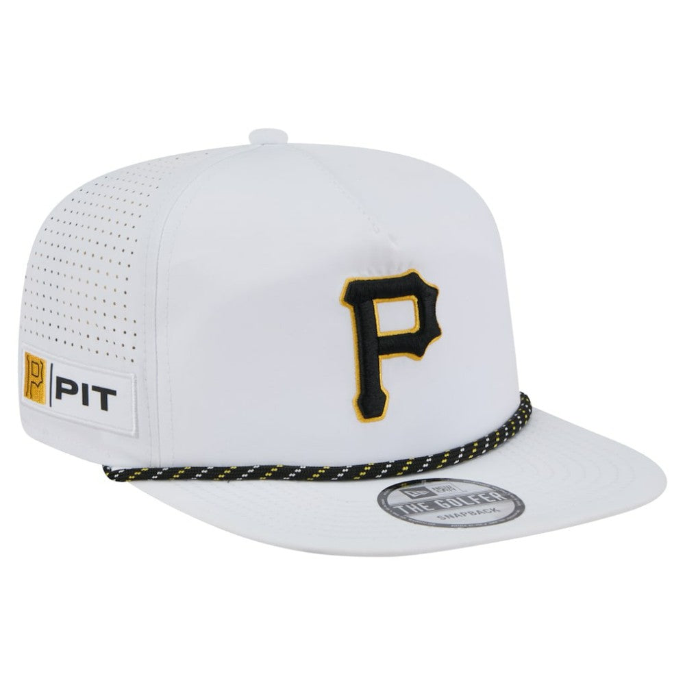 Pittsburgh Pirates New Era Perforated Golfer Snapback Hat | MLB Discount