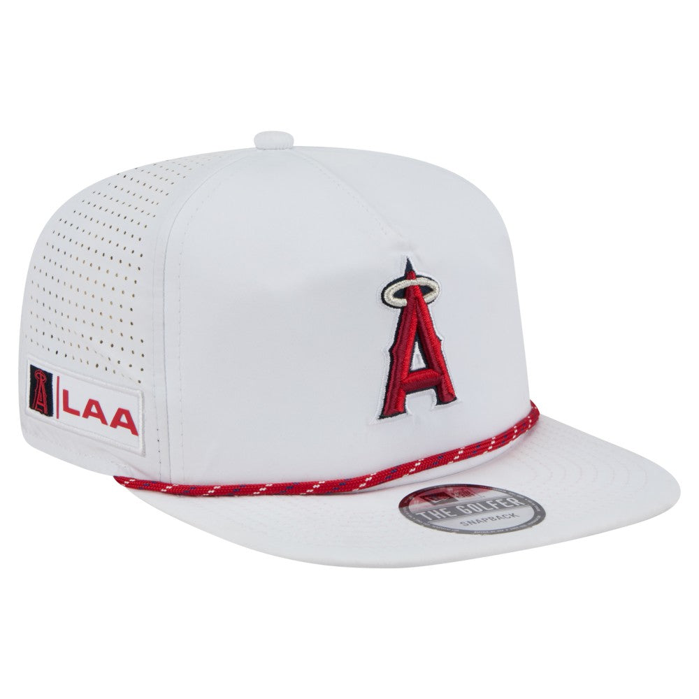 Los Angeles Angels New Era Perforated Golfer Snapback Hat | MLB On Sale
