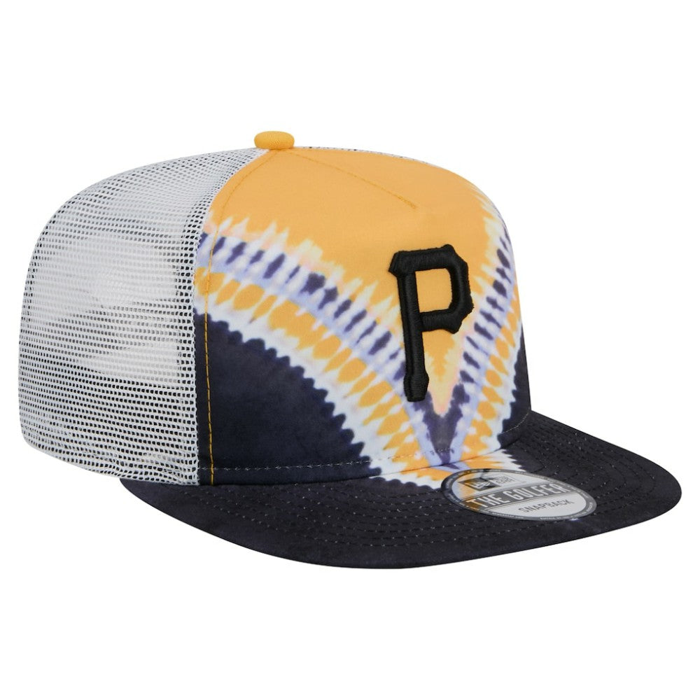 Pittsburgh Pirates New Era Tie-Dye Golfer Trucker Adjustable Hat | MLB US
