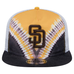 San Diego Padres New Era Tie-Dye Golfer Trucker Adjustable Hat | MLB US