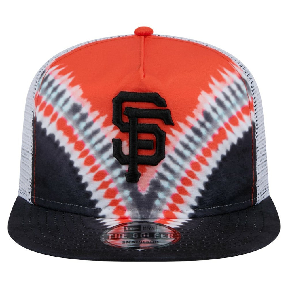 San Francisco Giants New Era Tie-Dye Golfer Trucker Adjustable Hat | MLB Near me