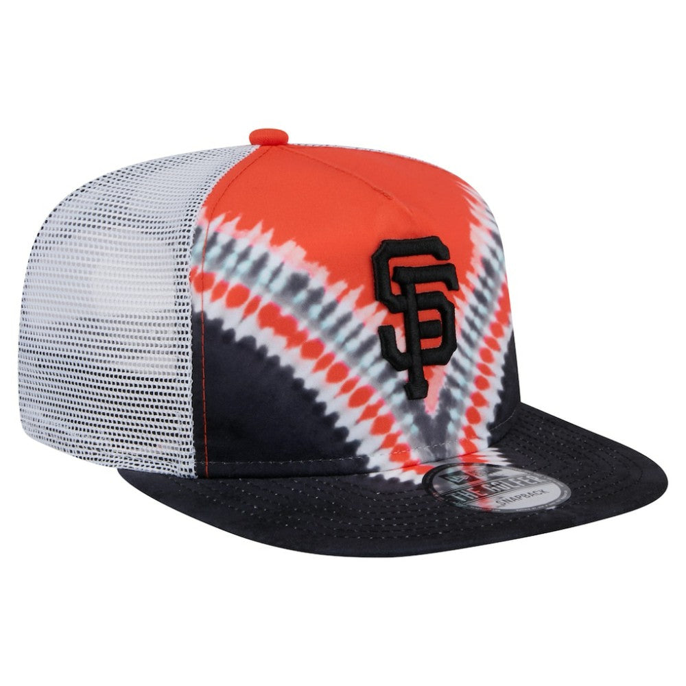 San Francisco Giants New Era Tie-Dye Golfer Trucker Adjustable Hat | MLB Near me