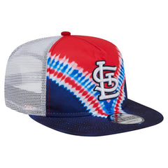 St. Louis Cardinals New Era Tie-Dye Golfer Trucker Adjustable Hat | MLB New