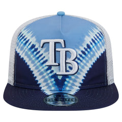 Tampa Bay Rays New Era Tie-Dye Golfer Trucker Adjustable Hat | MLB New