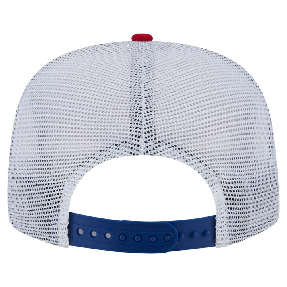 Chicago Cubs New Era Tie-Dye Golfer Trucker Adjustable Hat | MLB Shop