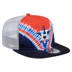 Houston Astros New Era Tie-Dye Golfer Trucker Adjustable Hat | MLB Online