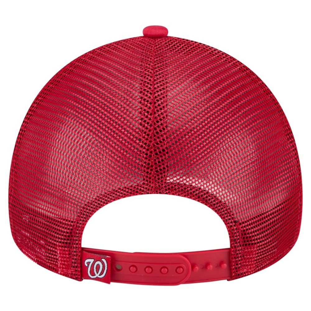 Washington Nationals New Era Distressed 9FORTY A-Frame Adjustable Trucker Hat | MLB For sale