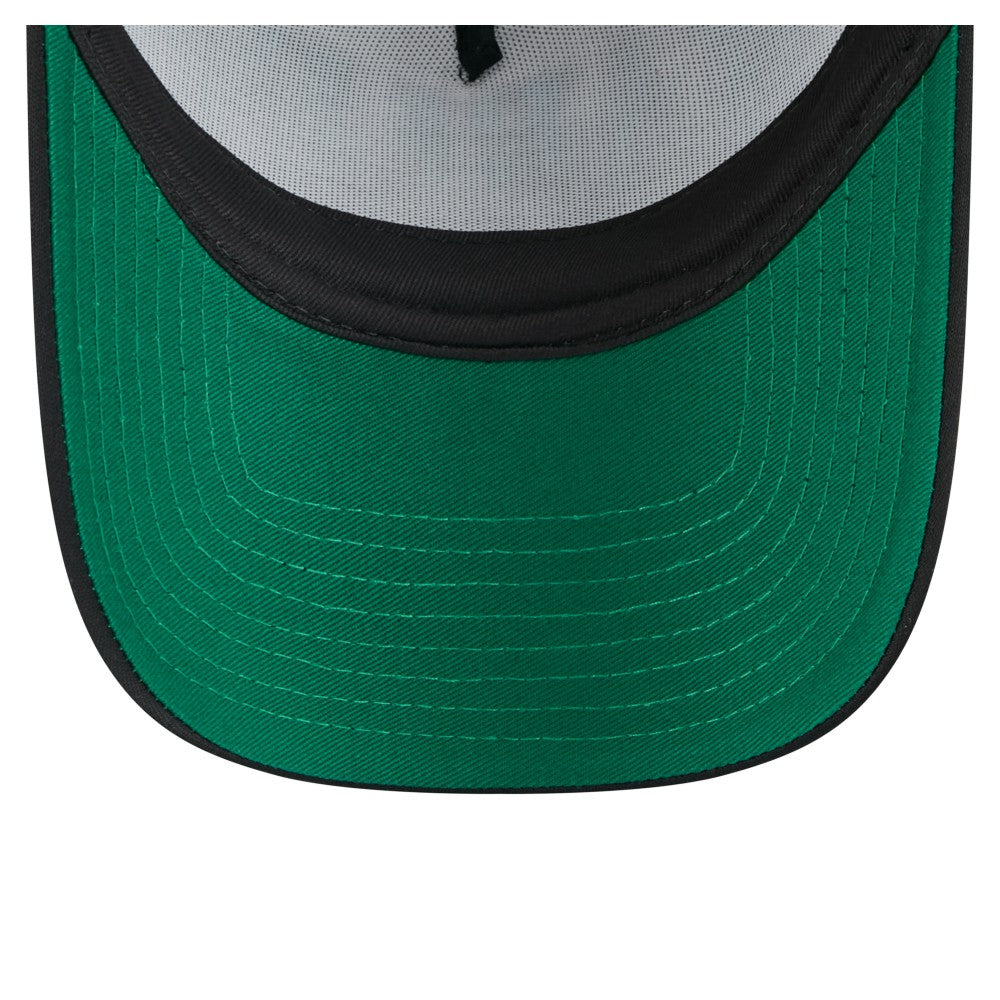 Miami Marlins New Era Distressed 9FORTY A-Frame Adjustable Trucker Hat | MLB New