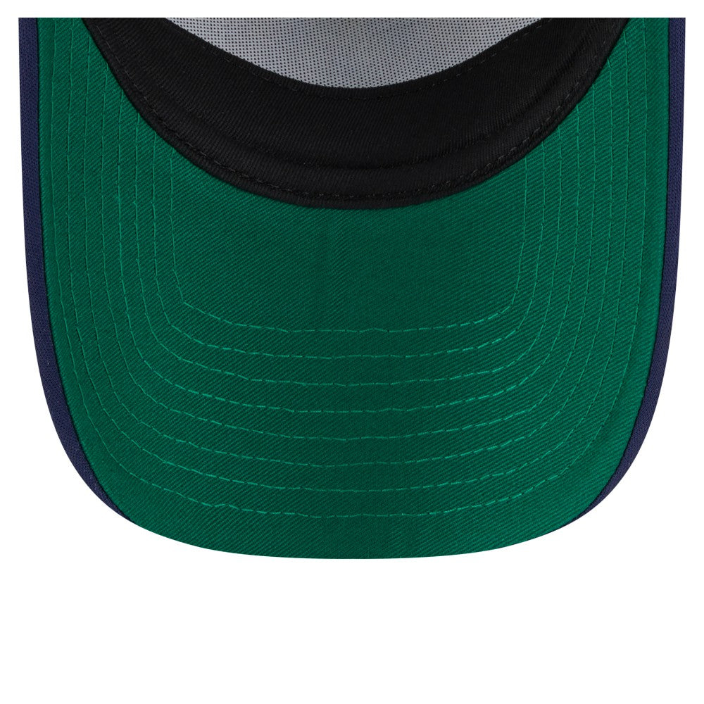 Milwaukee Brewers New Era Distressed 9FORTY A-Frame Adjustable Trucker Hat | MLB Outlet
