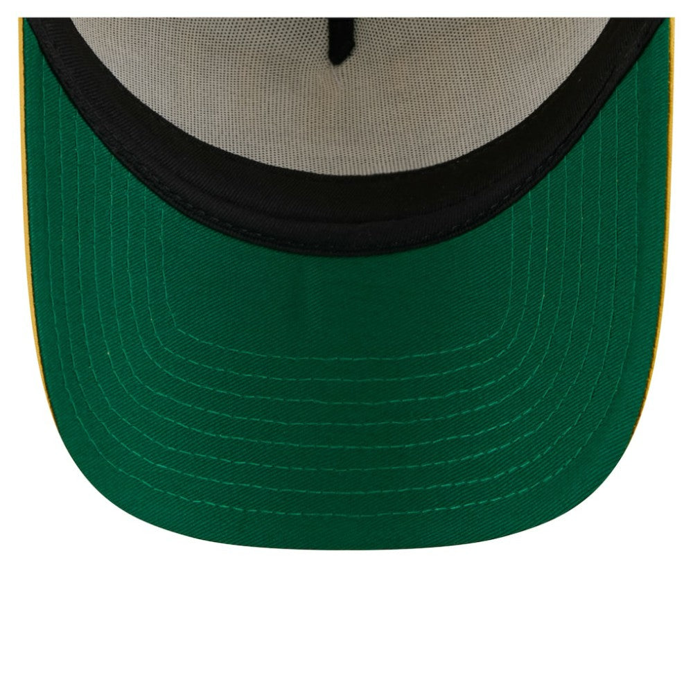 Pittsburgh Pirates New Era Distressed 9FORTY A-Frame Adjustable Trucker Hat | MLB Shop