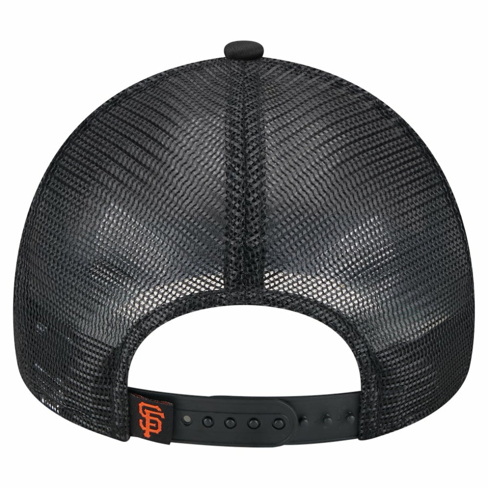 San Francisco Giants New Era Distressed 9FORTY A-Frame Adjustable Trucker Hat | MLB US