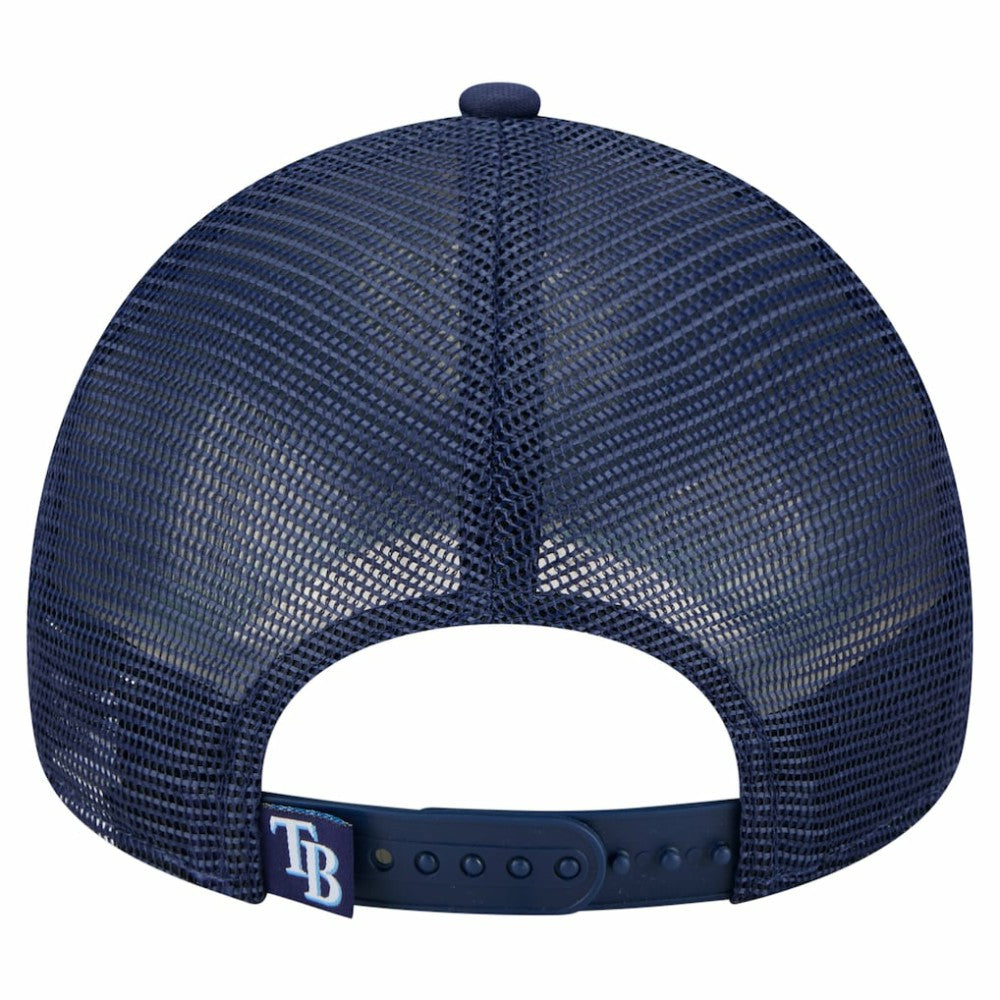 Tampa Bay Rays New Era Distressed 9FORTY A-Frame Adjustable Trucker Hat | MLB Sale