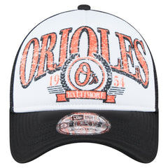 Baltimore Orioles New Era Distressed 9FORTY A-Frame Adjustable Trucker Hat | MLB US