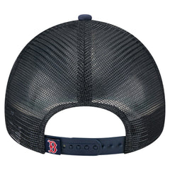 Boston Red Sox New Era Distressed 9FORTY A-Frame Adjustable Trucker Hat | MLB Outlet