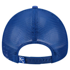 Kansas City Royals New Era Distressed 9FORTY A-Frame Adjustable Trucker Hat | MLB US