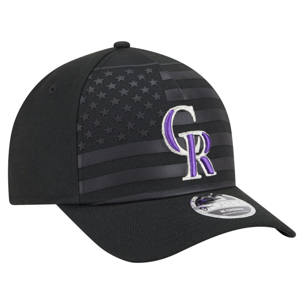 Colorado Rockies New Era American Flag 9FORTY M-Crown A-Frame Adjustable Hat | MLB Discount