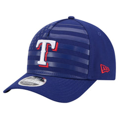 Texas Rangers New Era American Flag 9FORTY M-Crown A-Frame Adjustable Hat | MLB US