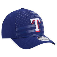 Texas Rangers New Era American Flag 9FORTY M-Crown A-Frame Adjustable Hat | MLB US