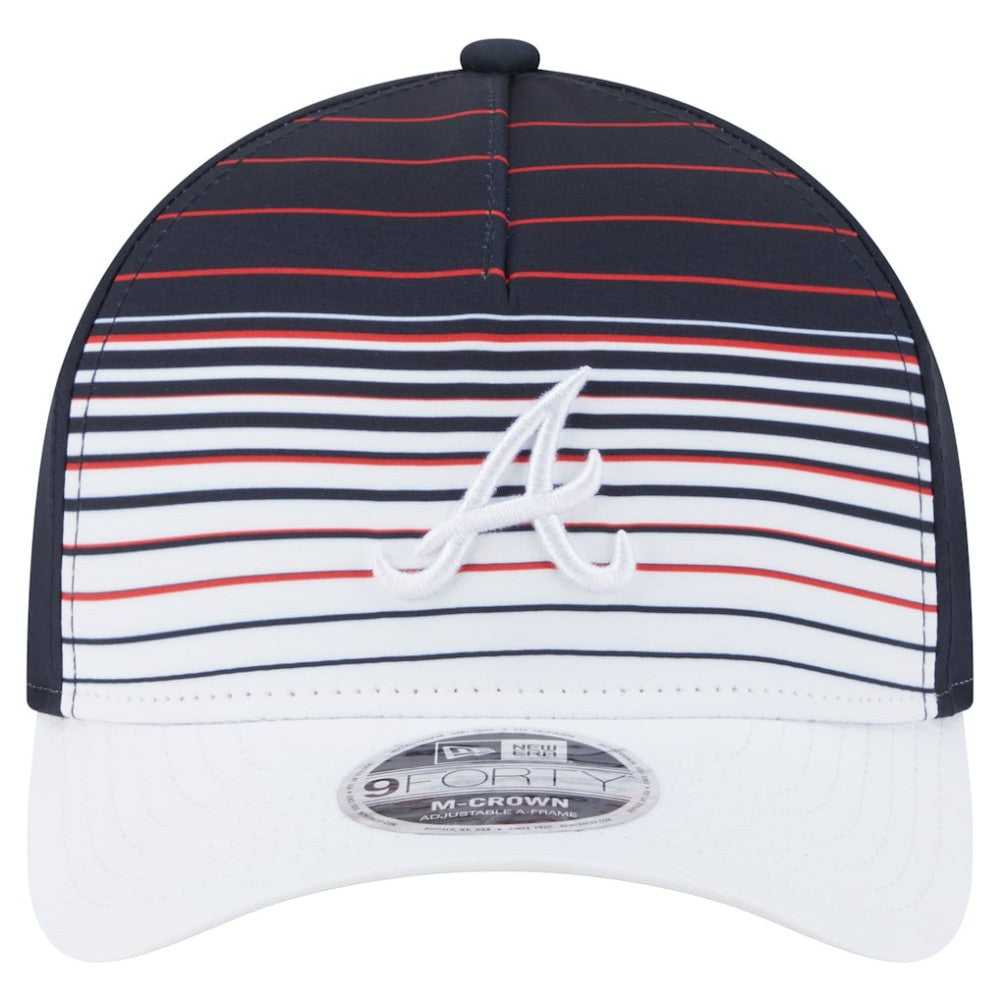 Atlanta Braves New Era Gradient 9FORTY M-Crown Adjustable Hat | MLB Discount