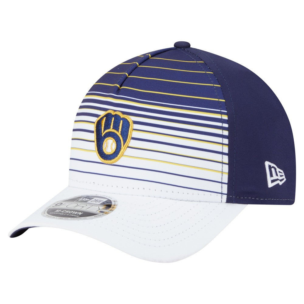 Milwaukee Brewers New Era Gradient 9FORTY M-Crown Adjustable Hat | MLB US