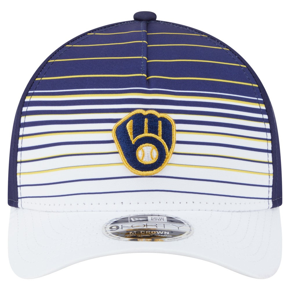 Milwaukee Brewers New Era Gradient 9FORTY M-Crown Adjustable Hat | MLB US