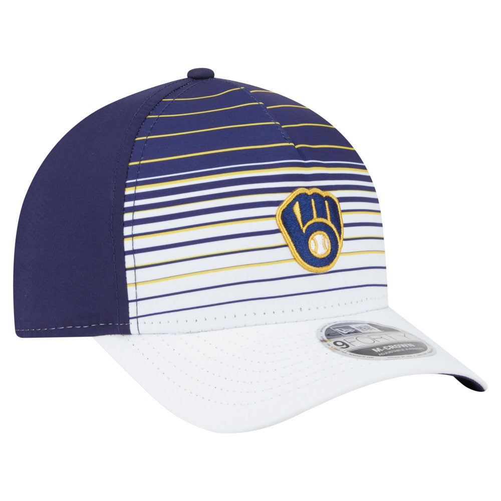 Milwaukee Brewers New Era Gradient 9FORTY M-Crown Adjustable Hat | MLB US