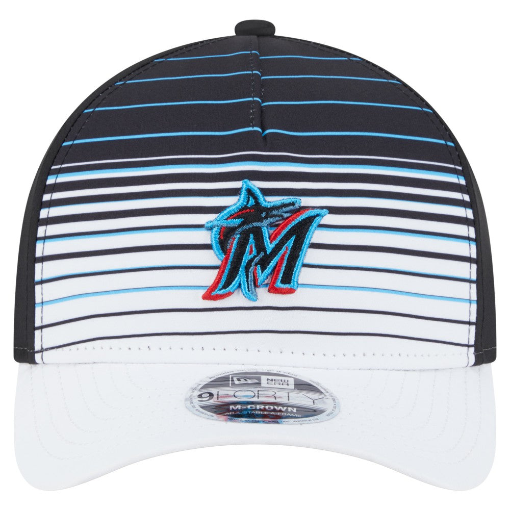 Miami Marlins New Era Gradient 9FORTY M-Crown Adjustable Hat | MLB New