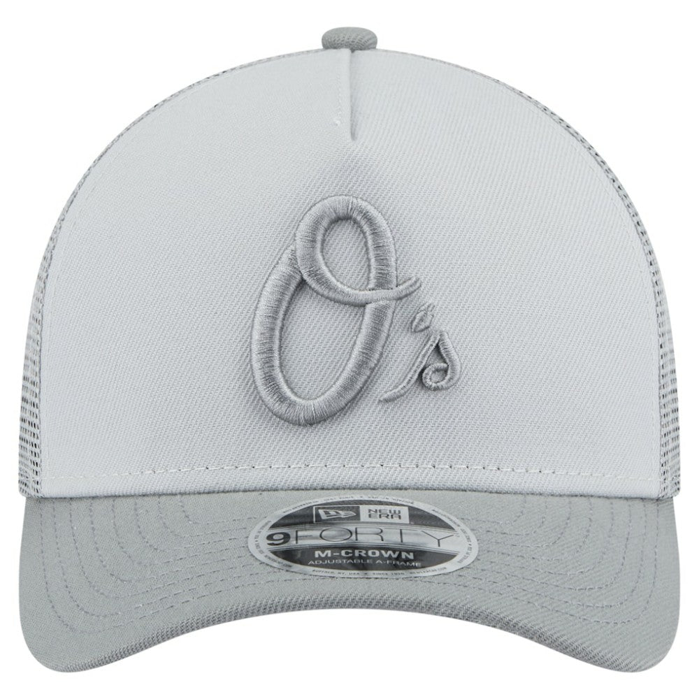 Baltimore Orioles New Era Color Pack A-Frame 9FORTY Trucker Adjustable Hat | MLB On Sale