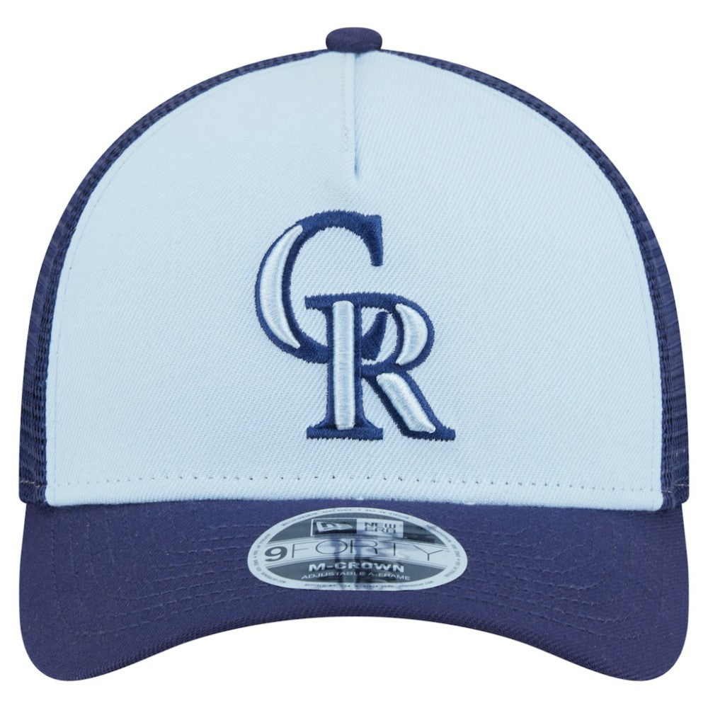 Colorado Rockies New Era 2-Tone Color Pack 9FORTY M-Crown A-Frame Adjustable Hat | MLB Outlet