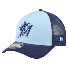 Miami Marlins New Era 2-Tone Color Pack 9FORTY M-Crown A-Frame Adjustable Hat | MLB US