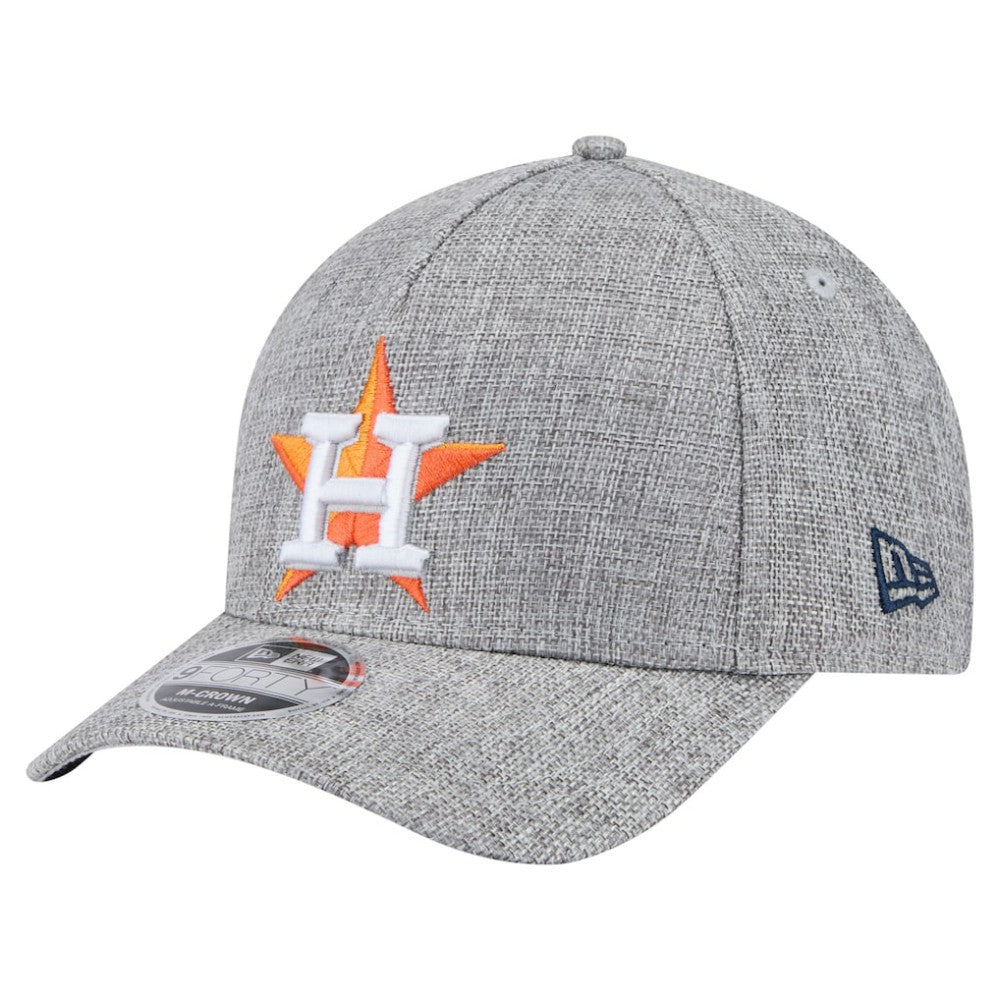 Houston Astros New Era Cotton Weave M-Crown A-Frame 9FORTY Adjustable Hat | MLB For sale