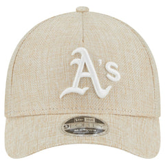 Athletics New Era Cotton Weave M-Crown A-Frame 9FORTY Adjustable Hat | MLB New