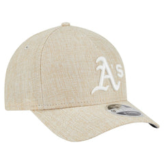 Athletics New Era Cotton Weave M-Crown A-Frame 9FORTY Adjustable Hat | MLB New