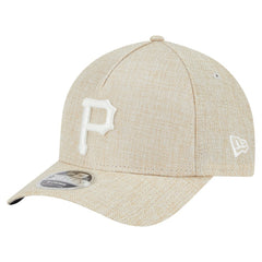 Pittsburgh Pirates New Era Cotton Weave M-Crown A-Frame 9FORTY Adjustable Hat | MLB On Sale