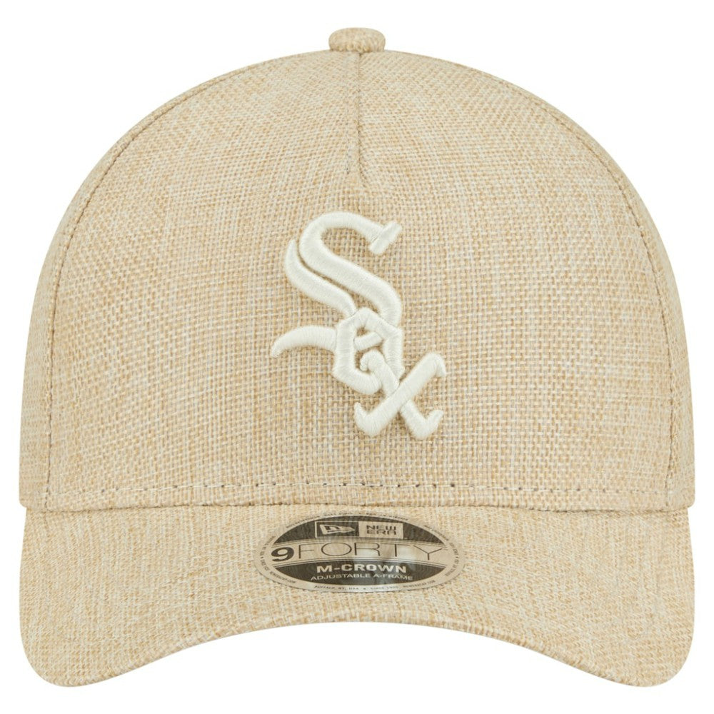 Chicago White Sox New Era Cotton Weave M-Crown A-Frame 9FORTY Adjustable Hat | MLB New