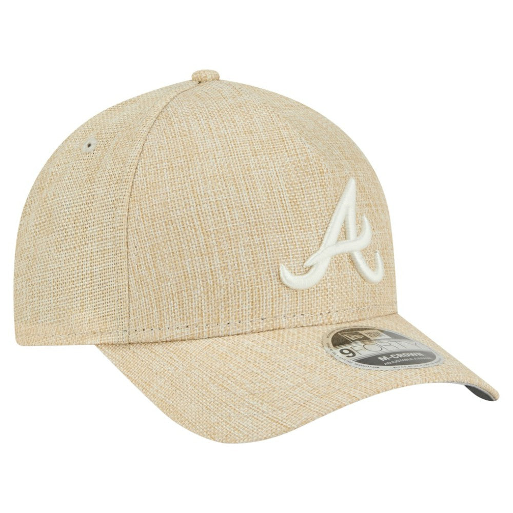 Atlanta Braves New Era Cotton Weave M-Crown A-Frame 9FORTY Adjustable Hat | MLB Near me