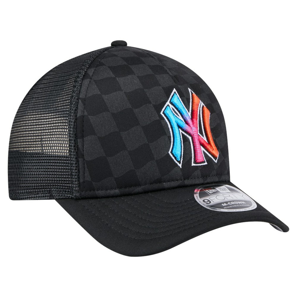 New York Yankees New Era Gradient 9FORTY A-Frame M-Crown Trucker Adjustable Hat | MLB Sale