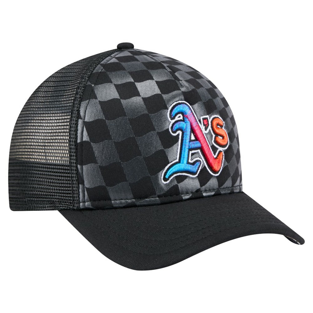 Athletics New Era Gradient 9FORTY A-Frame M-Crown Trucker Adjustable Hat | MLB For sale