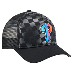 Philadelphia Phillies New Era Gradient 9FORTY A-Frame M-Crown Trucker Adjustable Hat | MLB On Sale