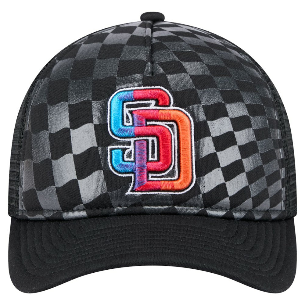 San Diego Padres New Era Gradient 9FORTY A-Frame M-Crown Trucker Adjustable Hat | MLB Sale