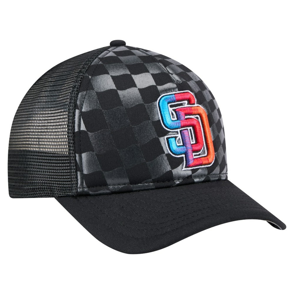 San Diego Padres New Era Gradient 9FORTY A-Frame M-Crown Trucker Adjustable Hat | MLB Sale