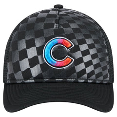 Chicago Cubs New Era Gradient 9FORTY A-Frame M-Crown Trucker Adjustable Hat | MLB For sale