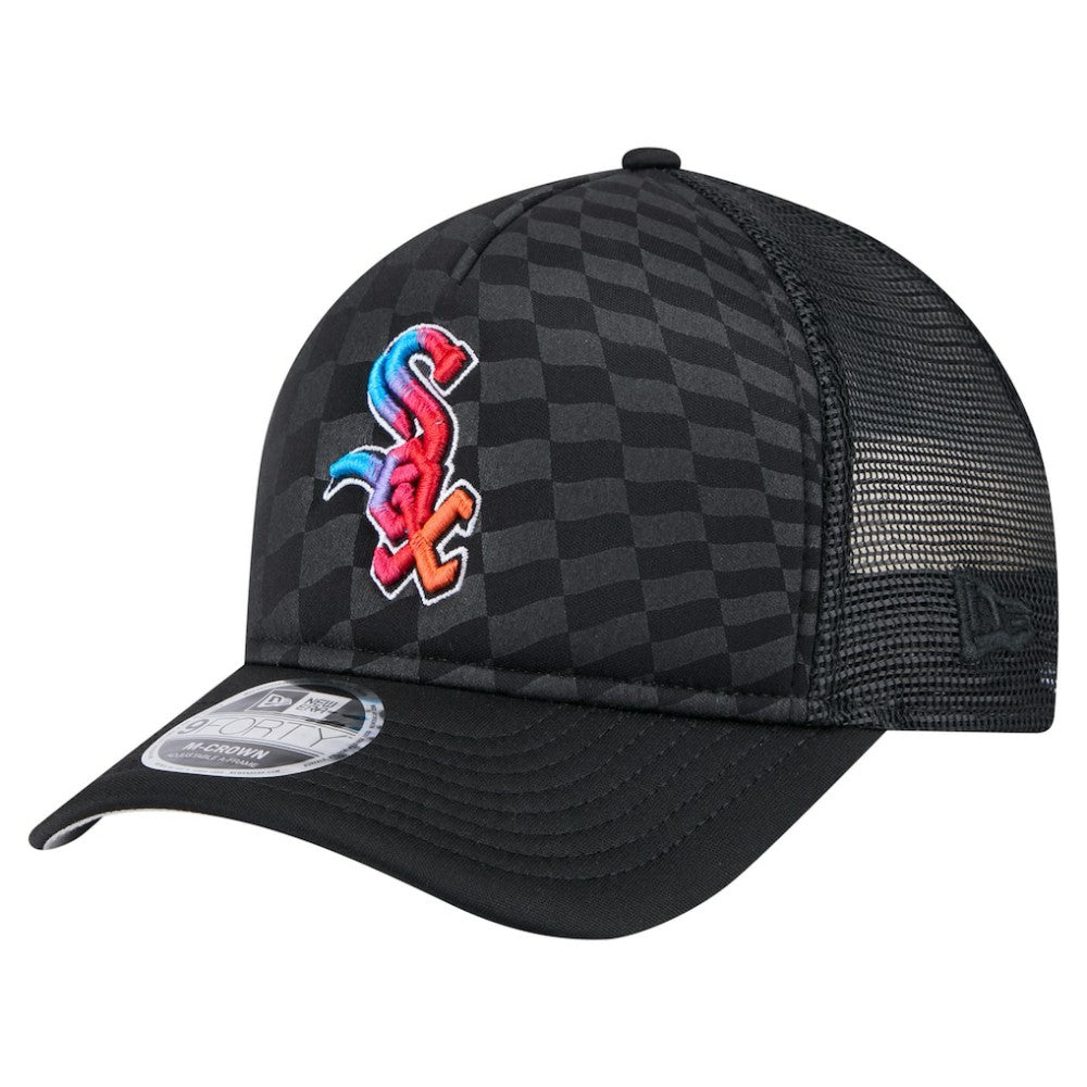 Chicago White Sox New Era Gradient 9FORTY A-Frame M-Crown Trucker Adjustable Hat | MLB Online