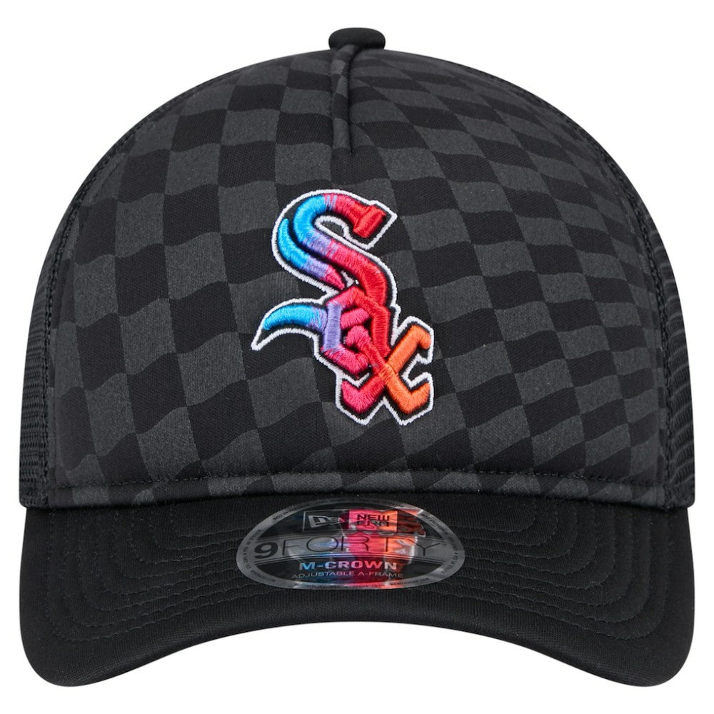 Chicago White Sox New Era Gradient 9FORTY A-Frame M-Crown Trucker Adjustable Hat | MLB Online