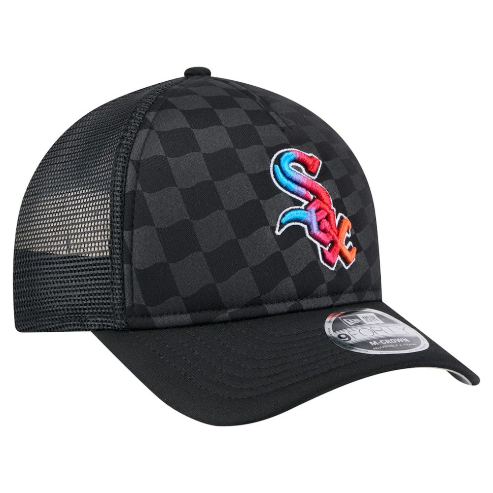 Chicago White Sox New Era Gradient 9FORTY A-Frame M-Crown Trucker Adjustable Hat | MLB Online