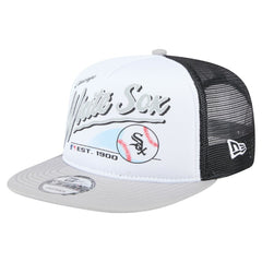 Chicago White Sox New Era Retro Script Trucker 9FIFTY Snapback Hat | MLB Sale